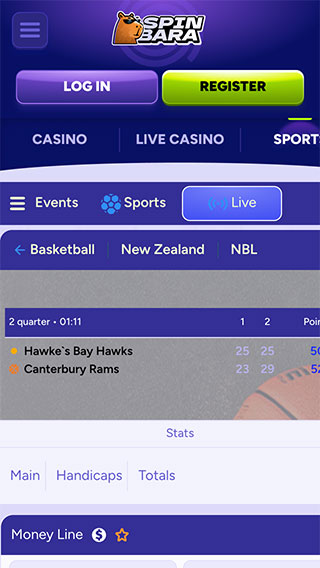 Spinbara Live Sports