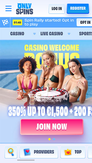 Onlyspins Casino Mobile
