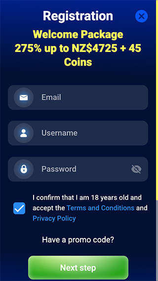 Azurslot Casino Registration in New Zealand