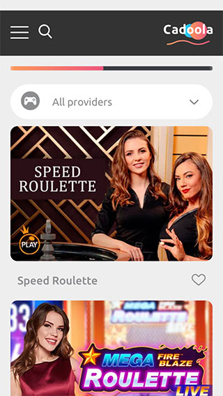 Cadoola Live Casino