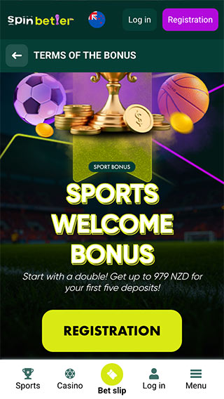 SpinBetter Sport Welcome Bonus