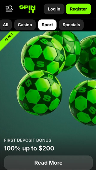 Spinit Casino Sport Bonus