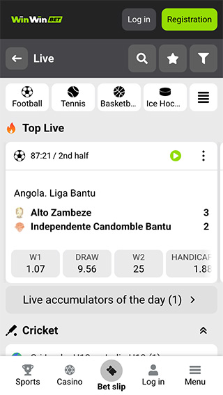 Winwin Bet Sports Live