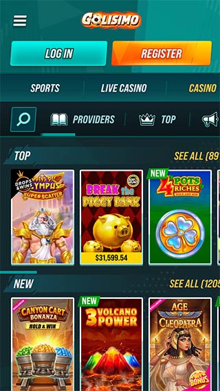 Golisimo Casino Games