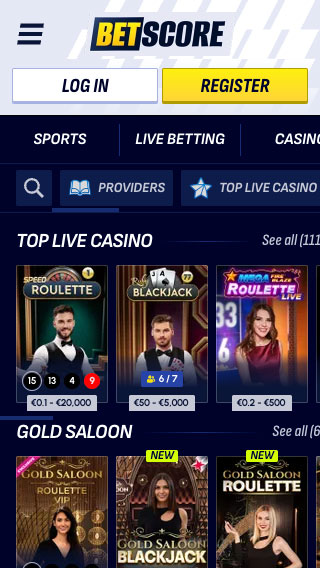 Betscore Live Casino