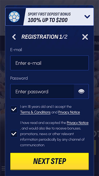 Betscore Registration